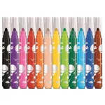 Filctoll készlet, 1-5 mm, kimosható, vastag, MAPED "Color'Peps Jumbo", 12 különböző szín