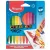Zsírkréta, kitekerhető, MAPED "Color'Peps", 12 különböző szín