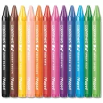 Zsírkréta, MAPED "Color'Peps Wax", 12 különböző szín