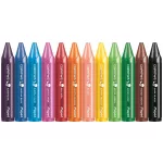 Zsírkréta, vastag, MAPED "Color'Peps MAXI Wax", 12 különböző szín