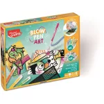 Fújós filctoll készlet, csíkozás, MAPED CREATIV "Blow pen Art"