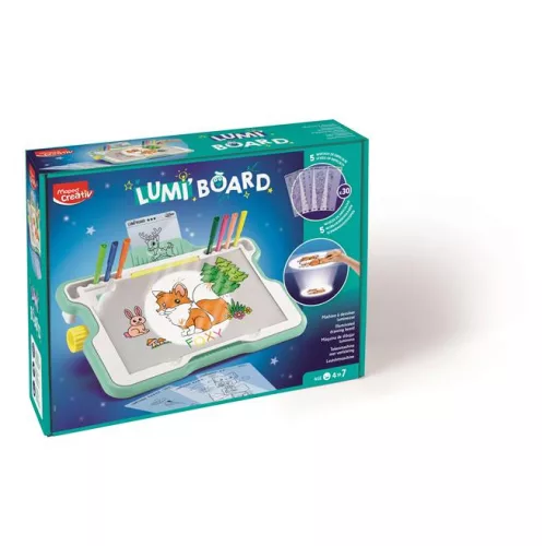 Kreatív készségfejlesztő rajzkészlet, MAPED CREATIV "Lumi Board"