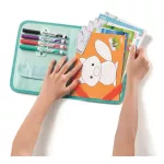 Kreatív készségfejlesztő tábla, utazótáskával, állati móka, MAPED CREATIV "Travel Board"