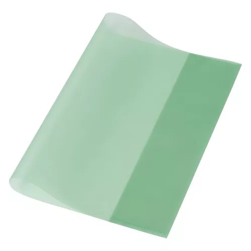 Füzet- és könyvborító, A5, PP, 80 mikron, narancsos felület, PANTA PLAST, zöld
