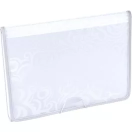   Harmonikamappa, A4, 6 részes, PP, gumis, PANTA PLAST "Tai Chi", fehér