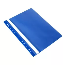   Gyorsfűző, lefűzhető, PP, A4, VICTORIA OFFICE, sötétkék