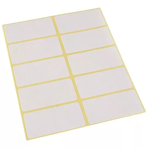Etikett, 25x50 mm, 60 etikett/csomag