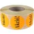 Etikett, 38 mm kör, "AKCIÓ" felirattal, 1000 etikett/tekercs, narancs