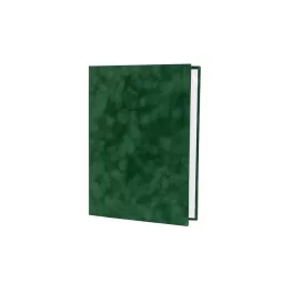 Oklevéltartó, A4, exkluzív, plüss, zöld