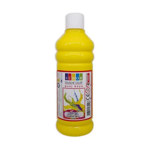 Tempera, 500 ml, Südor, citromsárga