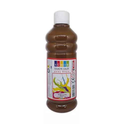 Tempera, 500 ml, Südor, barna