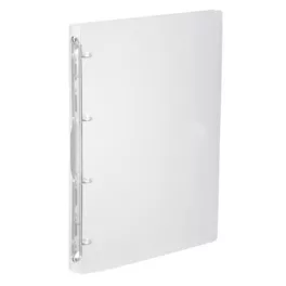   Gyűrűs könyv, 4 gyűrű, 25 mm, A4, PP, VIQUEL "Propyglass", víztiszta