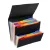 Harmonikamappa, PP, 12+6 rekeszes, VIQUEL "Rainbow Class", fekete