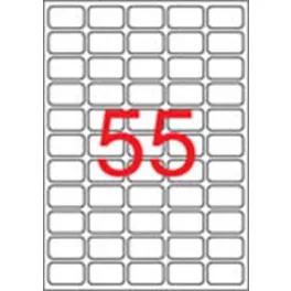  Etikett, univerzális, 36,8x23,8 mm, eltávolítható, kerekített sarkú, APLI, 5500 etikett/csomag