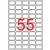 Etikett, univerzális, 36,8x23,8 mm, eltávolítható, kerekített sarkú, APLI, 5500 etikett/csomag