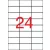 Etikett, 70x37 mm, poliészter, APLI, átlátszó, 240 etikett/csomag