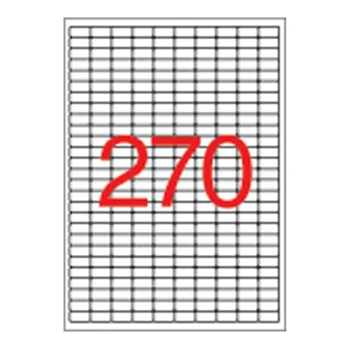 Etikett, univerzális, 17,8x10 mm, eltávolítható, kerekített sarkú, APLI, 6750 etikett/csomag