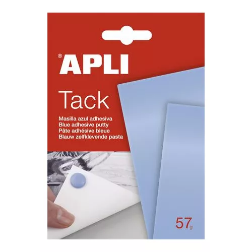 Gyurmaragasztó, 57 g, APLI "Tack", kék