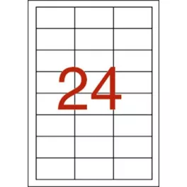   Etikett, 64,6x33,8 mm, poliészter, időjárásálló, fehér, APLI, 480 etikett/csomag