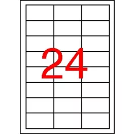   Etikett, 64,6x33,8 mm, poliészter, időjárásálló, fehér, APLI, 2400 etikett/csomag