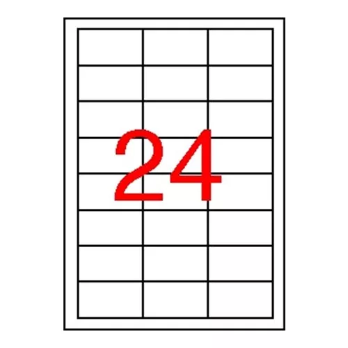 Etikett, 64,6x33,8 mm, poliészter, időjárásálló, fehér, APLI, 2400 etikett/csomag