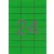 Etikett, 70x37 mm, színes, APLI, zöld, 480 etikett/csomag