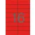 Etikett, 105x37 mm, színes, APLI, piros, 320 etikett/csomag