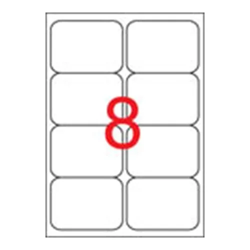 Etikett, univerzális, 99,1x67,7 mm, kerekített sarkú, APLI, 800 etikett/csomag