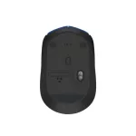 Egér, vezeték nélküli, optikai, közepes méret, USB, LOGITECH "M171", fekete