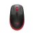 Egér, vezeték nélküli, optikai, USB, LOGITECH, "M190", piros