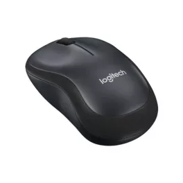   Egér, vezeték nélküli, optikai, USB, LOGITECH, "M220 Silent", fekete