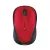 Egér, vezeték nélküli, optikai, közepes méret, USB, LOGITECH "M235", piros