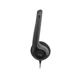 Fejhallgató, mikrofonnal, USB csatlakozás, LOGITECH "H390"