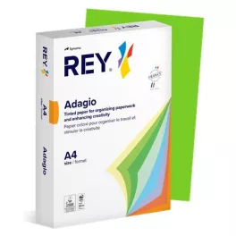   Másolópapír, színes, A4, 80 g, REY "Adagio", intenzív zöld