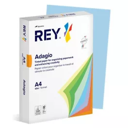  Másolópapír, színes, A4, 80 g, REY "Adagio", pasztell kék