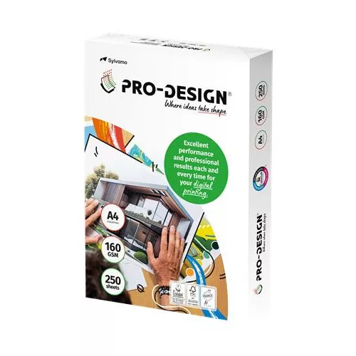 Másolópapír, digitális, A4, 160 g, PRO-DESIGN