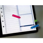 Jelölőcímke, műanyag, 4x24 lap, 11,9x43,2 mm, nyíl, 3M POSTIT, vegyes