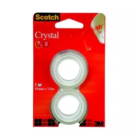   Ragasztószalag, 19 mm x 7,5 m, 3M SCOTCH "Crystal"