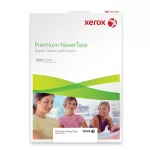 Etikett, lézernyomtatókhoz, A4, műanyag, kültéri, XEROX "Nevertear", fehér, 50 etikett/csomag