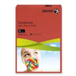   Másolópapír, színes, A4, 80 g, XEROX "Symphony", sötétpiros (intenzív)