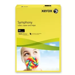   Másolópapír, színes, A4, 160 g, XEROX "Symphony", sötétsárga (intenzív)