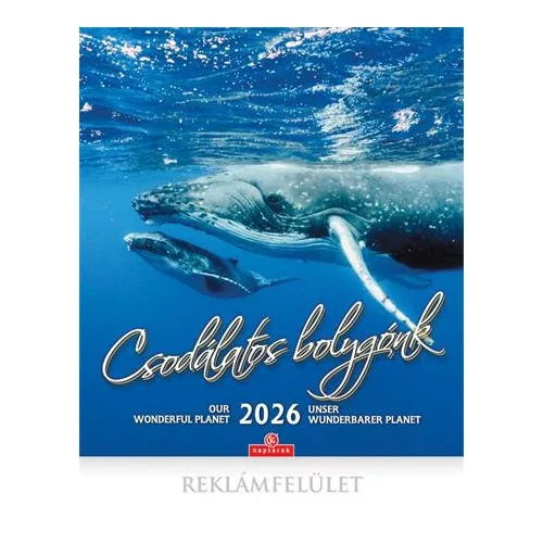 Naptár, fali, CSG, "Csodálatos bolygónk"