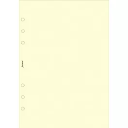   Kalendárium betét, jegyzetlap, personal méret, sima, FILOFAX, krémszín