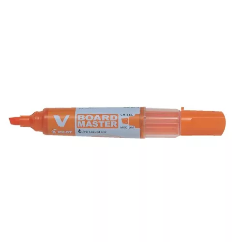 Táblamarker, 2,2-5,2 mm, vágott, PILOT "V-Board Master", narancssárga