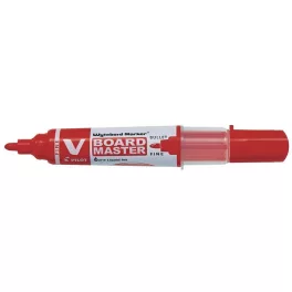   Táblamarker, 2,2-5,2 mm, vágott, PILOT "V-Board Master", piros