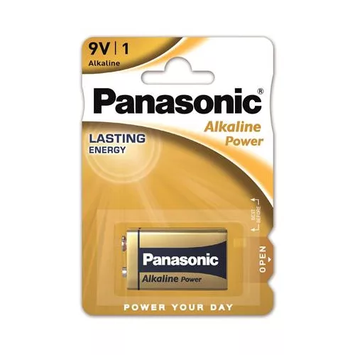Elem, 9V, 1 db, PANASONIC "Alkaline power"