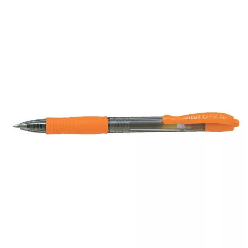 Zseléstoll, 0,32 mm, nyomógombos, PILOT "G-2", narancssárga