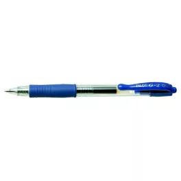   Zseléstoll, 0,25 mm, nyomógombos, PILOT "G-2", kék