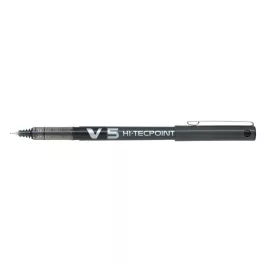   Rollertoll, 0,3 mm, tűhegyű, kupakos, PILOT "Hi-Tecpoint V5", fekete