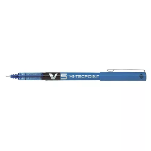 Rollertoll, 0,3 mm, tűhegyű, kupakos, PILOT "Hi-Tecpoint V5", kék